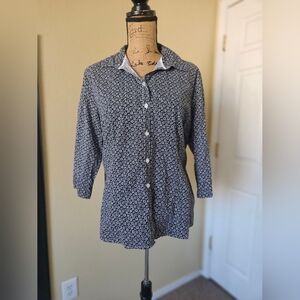 Croft & Barrow floral Button Down Shirt